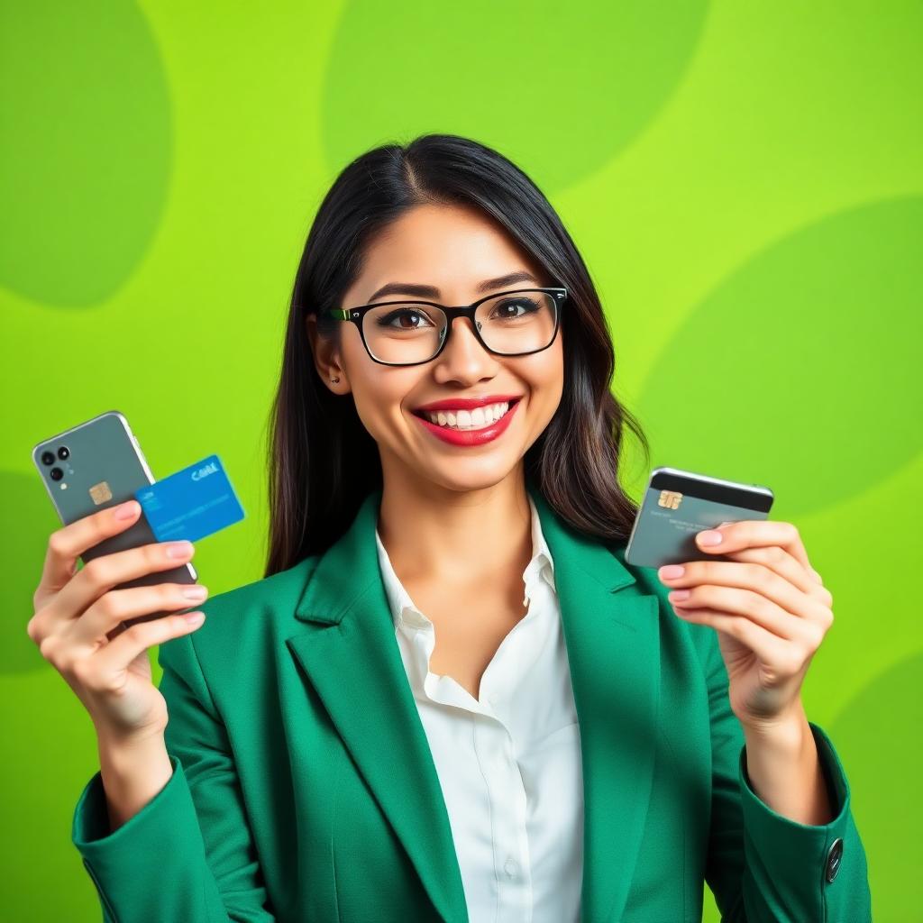 Smiling customer using ReliancePay